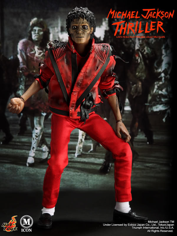 2009 Hot Toys Michael Jackson Thriller Action Figure