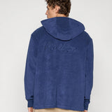 Malbon Castello French Terry Quarter Zip Hoodie - XXL