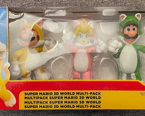 2021 Jakks Pacific Super Mario 3D World Multi-Pack - New
