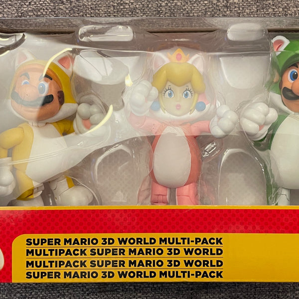 2021 Jakks Pacific Super Mario 3D World Multi-Pack - New