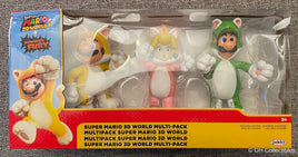 2021 Jakks Pacific Super Mario 3D World Multi-Pack - New