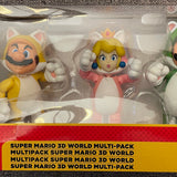 2021 Jakks Pacific Super Mario 3D World Multi-Pack - New