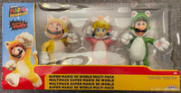 2021 Jakks Pacific Super Mario 3D World Multi-Pack - New