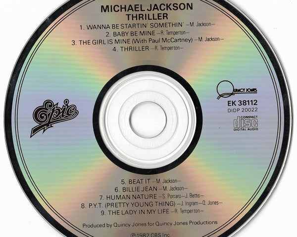 Michael Jackson - Thriller (1982) CD 