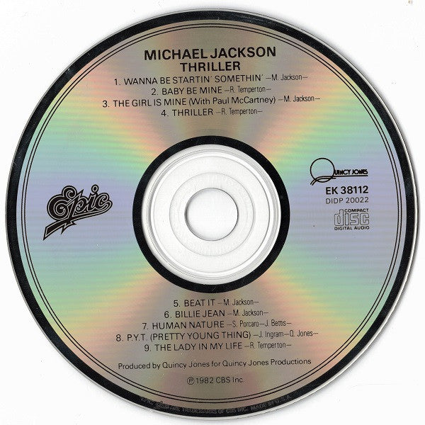 Michael Jackson - Thriller (1982) CD 