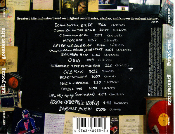 Neil Young - Greatest Hits (2004) CD 