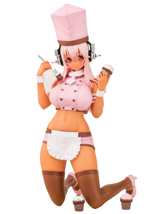 2017 Toy'sworks Super Sonico Chara-ani Nama Figure Patissiere Strawberry Choco Ver. 1/6 PVC Figure Action Figure