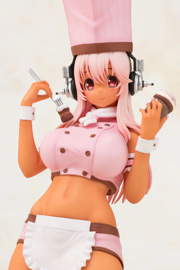 2017 Toy'sworks Super Sonico Chara-ani Nama Figure Patissiere Strawberry Choco Ver. 1/6 PVC Figure Action Figure