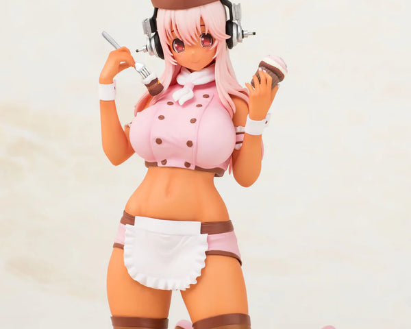2017 Toy'sworks Super Sonico Chara-ani Nama Figure Patissiere Strawberry Choco Ver. 1/6 PVC Figure Action Figure