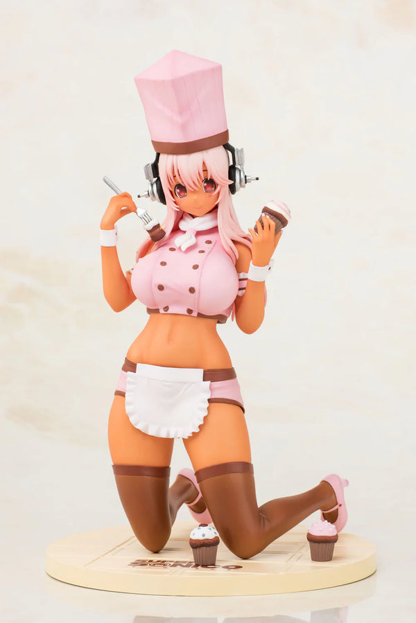 2017 Toy'sworks Super Sonico Chara-ani Nama Figure Patissiere Strawberry Choco Ver. 1/6 PVC Figure Action Figure