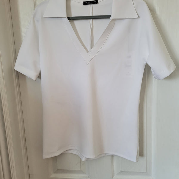 Shan ANGÈLE Casual Top White - New