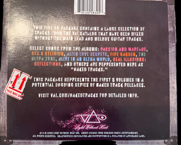 Steve Vai – Naked Tracks - Backing Music 5 CD Set
