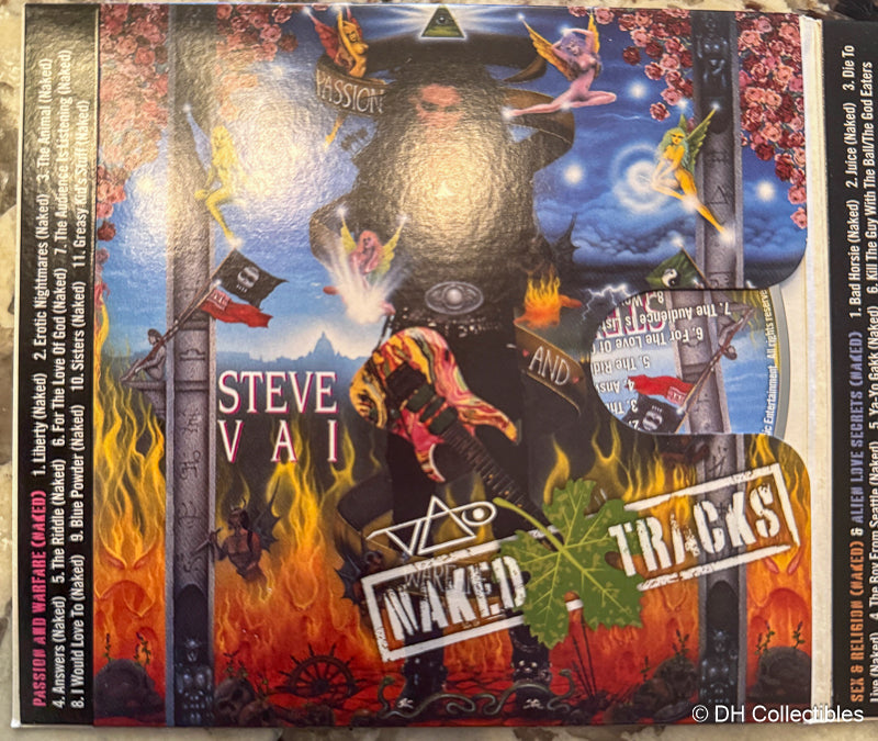 Steve Vai – Naked Tracks - Backing Music 5 CD Set – DH Collectibles