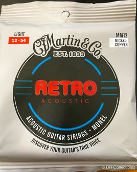 CF Martin & Co Retro Acoustic Guitar Strings MM12 Light