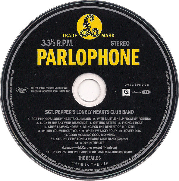 The Beatles - Sgt. Peppers Lonely Hearts Club Band (2009) CD  Data CD 