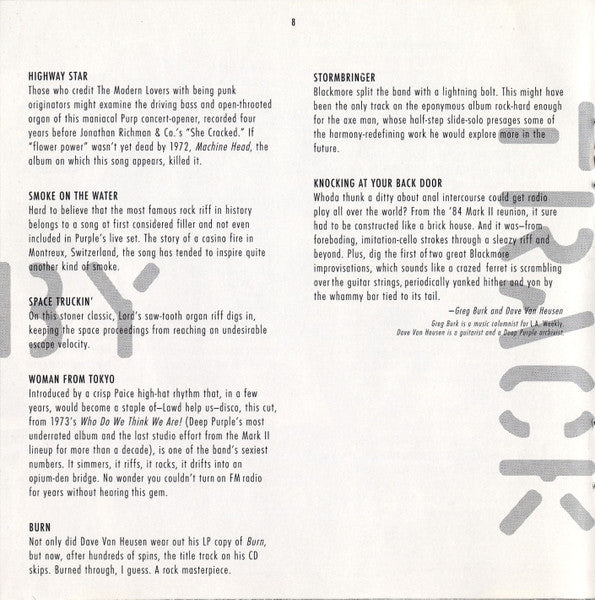 Deep Purple - The Very Best of Deep Purple CD