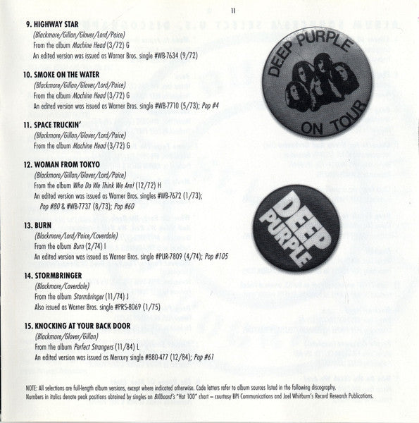 Deep Purple - The Very Best of Deep Purple CD