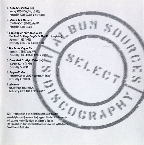 Deep Purple - The Very Best of Deep Purple CD