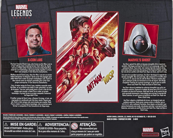 2018 Marvel Ant-Man & The Wasp X-Con Luis & Marvel's Ghost Action Figures