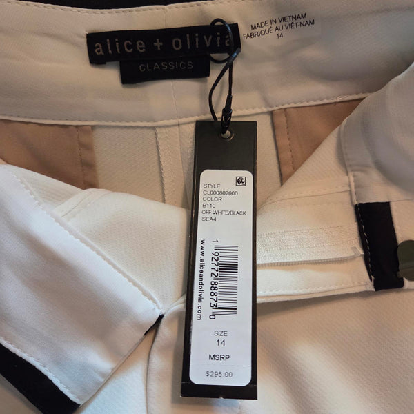 Alice and Olivia Esta Pleated Shorts - Size 14