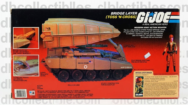 1984 Hasbro G.I. Joe Bridge Layer ( Toss 'n' Cross )