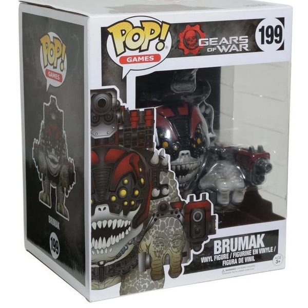Gears of War Funko POP #199 Brumak Vinyl 6" Jumbo Figure