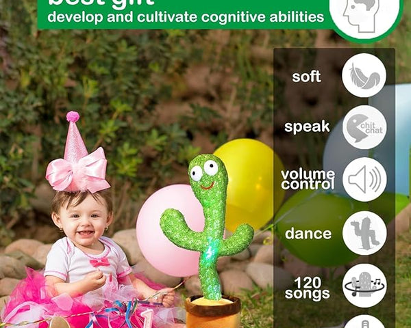 Dancing & Singing Cactus Toy - New