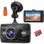 Dash Cam Front with 32G SD Card, 1080P FHD 3'' IPS Screen 170°Wide Angle G-Sensor Parking Monitor Loop Recording Motion Detection (New)