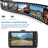 Dash Cam Front with 32G SD Card, 1080P FHD 3'' IPS Screen 170°Wide Angle G-Sensor Parking Monitor Loop Recording Motion Detection (New)