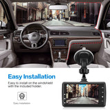 Dash Cam Front with 32G SD Card, 1080P FHD 3'' IPS Screen 170°Wide Angle G-Sensor Parking Monitor Loop Recording Motion Detection (New)