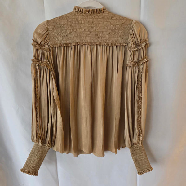 Ulla Johnson Romantic Ruffled Details Blouse - Size 0