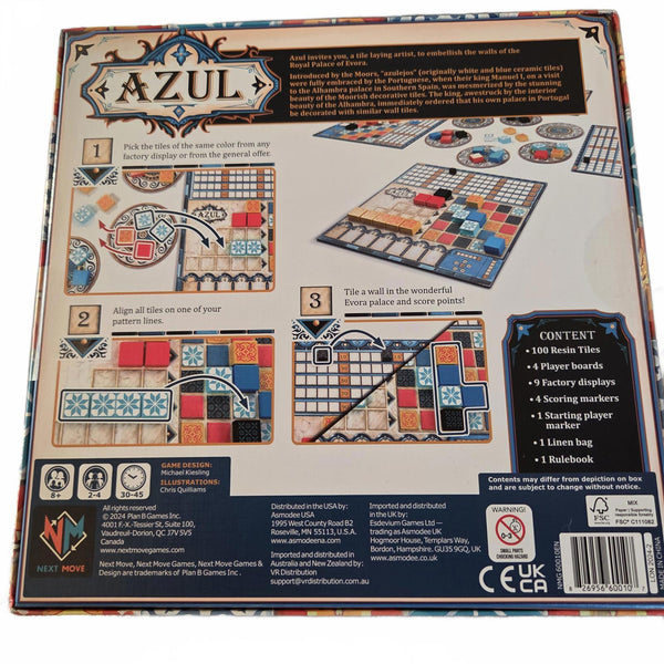 Azul Board Game - Perfect for the Cottage !