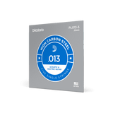 D'Addario 5-Pack Single Plain Steel 013 Guitar Strings