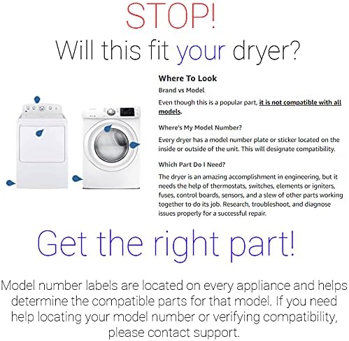 W10436303 Clothes Dryer 3 Cycle Timer 220VAC 60Hz 3W Replacement - New