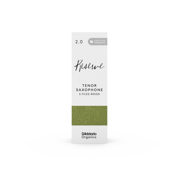 D'Addario Organic Reserve Tenor Saxophone Reeds 5 Pack