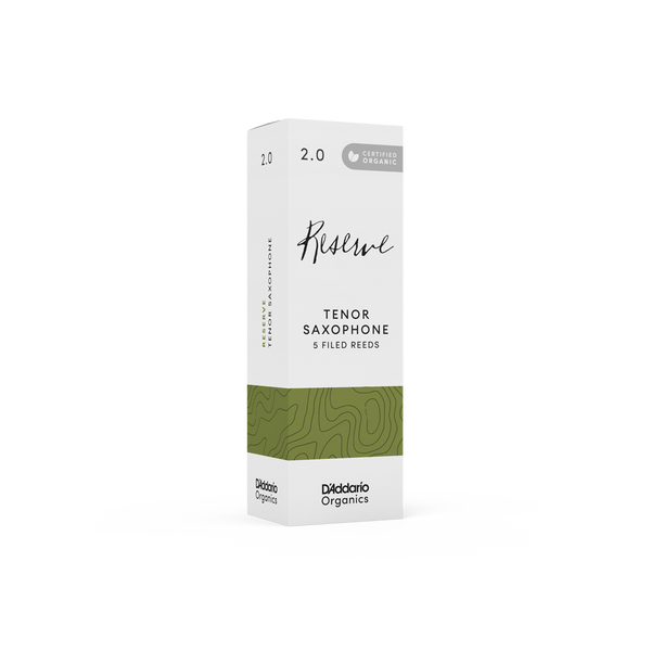 D'Addario Organic Reserve Tenor Saxophone Reeds 5 Pack