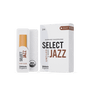 D'Addario Organic Select Jazz Unfiled Soprano Saxophone Reeds - Pack of 10 (Medium)