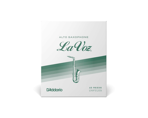 D'Addario La Voz Alto Saxophone Reeds - Pack of 10 (Medium)