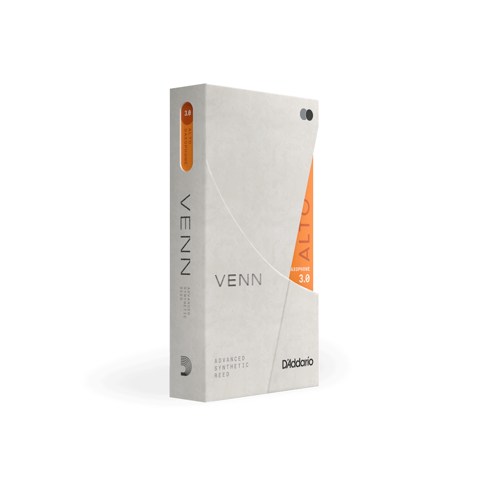 D'Addario VENN Alto Saxophone Reeds (Single Pack) VAS0130G2