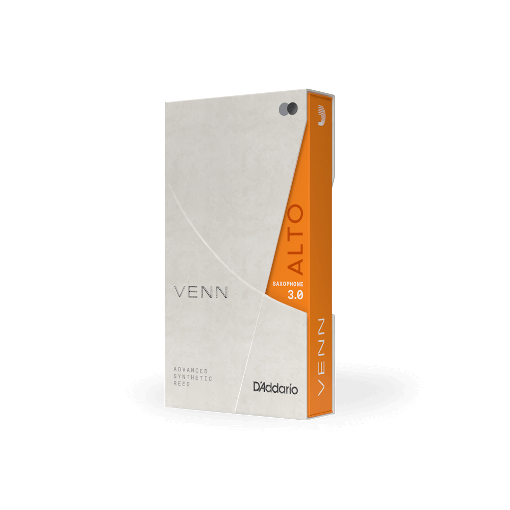 D'Addario VENN Alto Saxophone Reeds (Single Pack) VAS0130G2