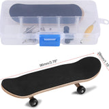 Anti-Slip Fingerboard Professional Mini Maple Wooden Finger Skateboards - New