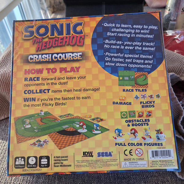 Sonic the Hedgehog: Crash Course Game Board - New
