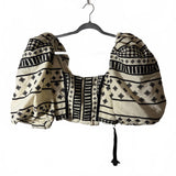 Johanna Ortiz Treasure Hunting Pull Sleeve Crop Top - Size 6