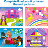 Dot It Sticker Art Activity - Unicorns & Princesses - New