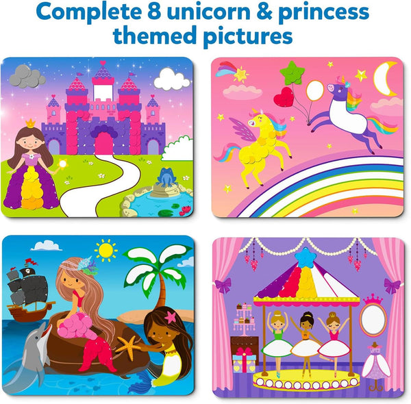 Dot It Sticker Art Activity - Unicorns & Princesses - New