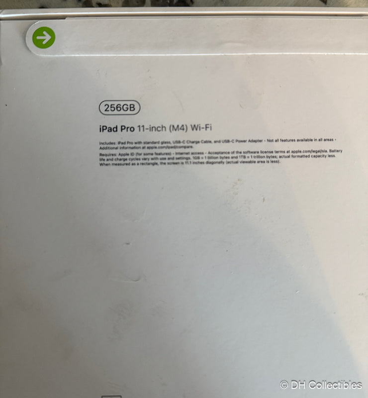 Apple 11-inch iPad Pro Wi-Fi 256GB with standard glass - Space Black - New, Sealed