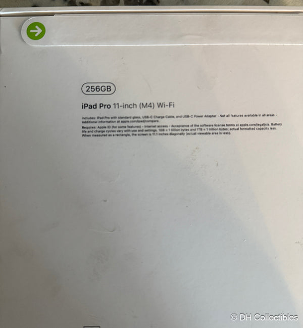 Apple 11-inch iPad Pro Wi-Fi 256GB with standard glass - Space Black - New, Sealed