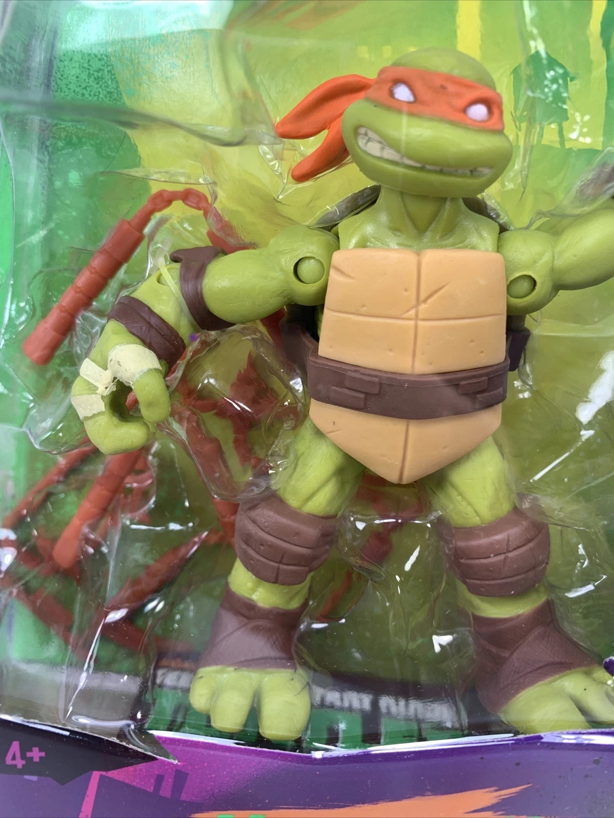 2013 Playmates Teenage Mutant Ninja Turtles Michelangelo - Action Figure