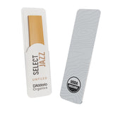 D'Addario Organic Select Jazz Unfiled Soprano Saxophone Reeds - Pack of 10 (Medium)