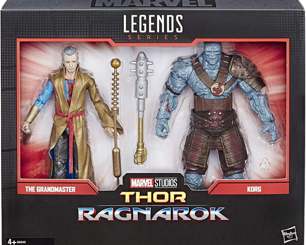 2018 Marvel Thor Ragnarok The Grandmaster & Korg Action Figures